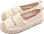 Blauer Natuurlijke Canvas Espadrilles Beige Dames - Thumbnail 3