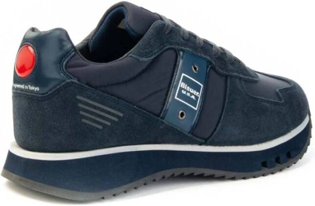 Blauer Nylon Sneakers F4Tokyo01 Tas Blue Heren