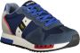 Blauer Blauwe Sneakers met Technische Inzetstukken Multicolor Heren - Thumbnail 9