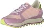 Blauer Roze Polyester Sneaker met Contrastdetails Pink - Thumbnail 7