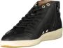 Blauer Zwarte Polyester Sneaker Black Heren - Thumbnail 3