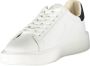 Blauer Eenvoudige Vetersneakers White Heren - Thumbnail 3