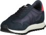 Blauer Blauwe Sportsneakers met Contrasterende Accenten Blue Heren - Thumbnail 3