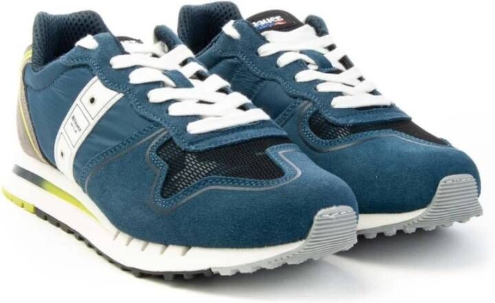 Blauer Quartz Sneakers met Veters Blauw Heren