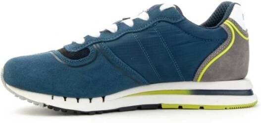 Blauer Quartz Sneakers met Veters Blauw Heren