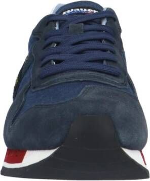 Blauer Rode Blauwe Sneakers Model: Sneaker Blauw Heren