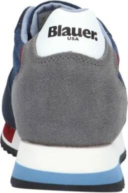 Blauer Rode Blauwe Sneakers Model: Sneaker Blauw Heren