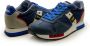 Blauer Blauwe Sneakers met Technische Inzetstukken Multicolor Heren - Thumbnail 9
