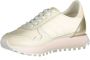 Blauer Sportieve Beige Vetersneakers met Contrastdetails Beige - Thumbnail 9