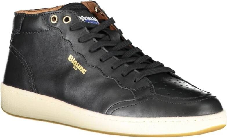 Blauer Sportieve Heren Sneakers Zwart Black Heren