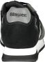 Blauer Sportieve Zwarte Heren Sneakers met Contrastdetails Black Heren - Thumbnail 4