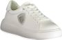 Blauer Witte Polyester Sneaker met Sportieve Details White Dames - Thumbnail 15