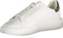 Blauer Stijlvolle Witte Polyester Sneaker White Heren - Thumbnail 4