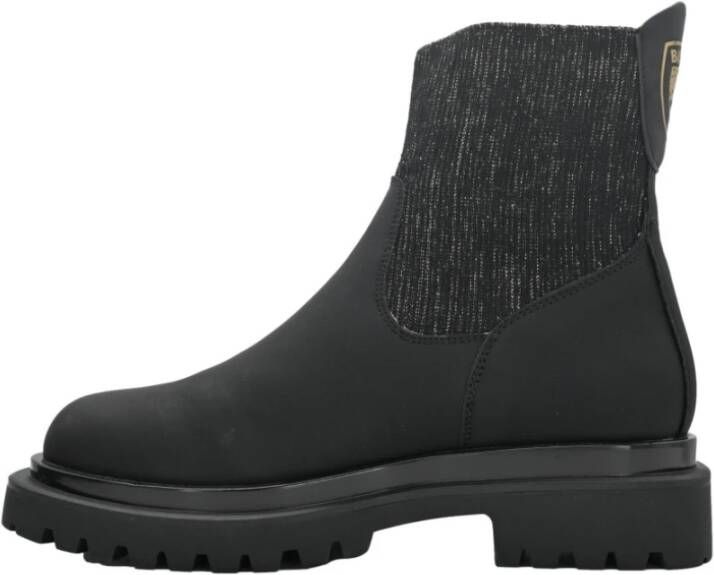 Blauer Stijlvolle Zwarte Laarzen Black Dames