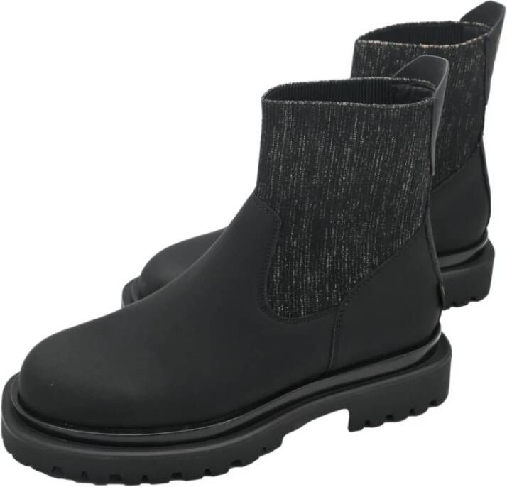 Blauer Stijlvolle Zwarte Laarzen Black Dames