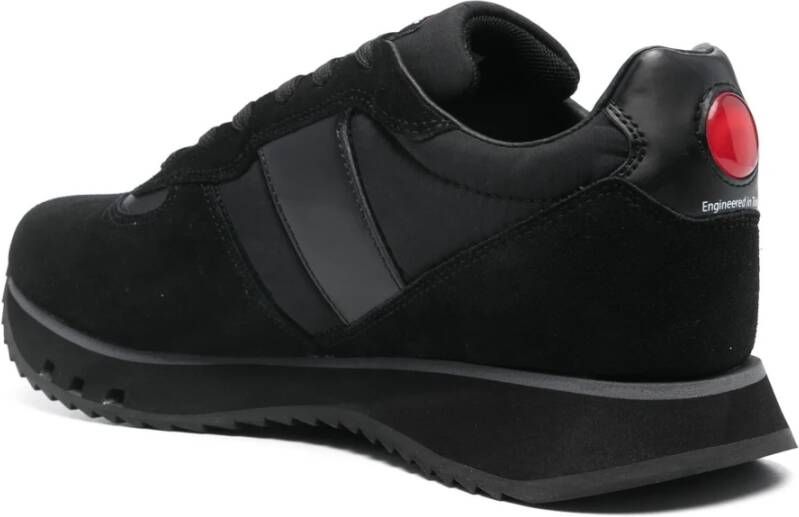 Blauer Tokyo Leren Sneakers voor Mannen Black Heren