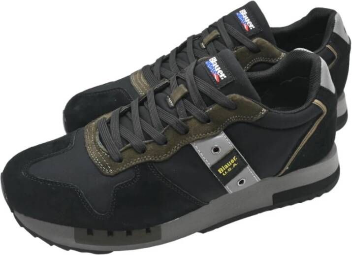 Blauer VIP Militair Jack in Zwart Black Heren