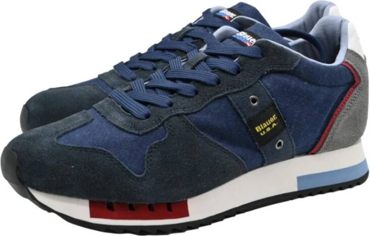 Blauer VIP Navy Rood Stijlvolle Jas Blue Heren