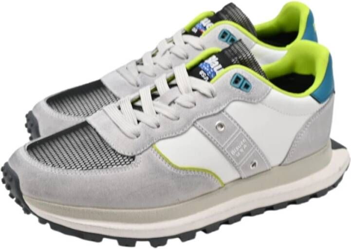 Blauer Wit Beige Sneakers Multicolor Heren