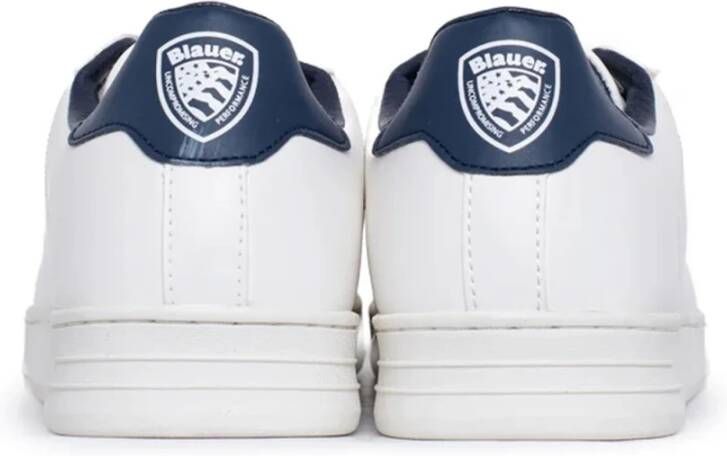 Blauer Wit Marine Tennis Sneakers White Heren