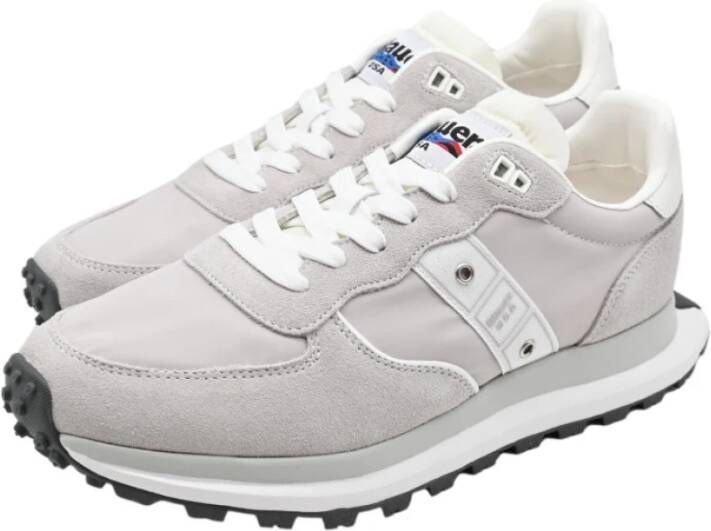 Blauer Witte Sneakers S3Nash01 Gray Heren