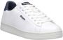 Blauer Witte Polyester Sneakers met Sportieve Details White Heren - Thumbnail 3