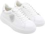 Blauer Witte Polyester Sneaker met Sportieve Details White Dames - Thumbnail 32