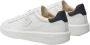 Blauer Eenvoudige Vetersneakers White Heren - Thumbnail 10