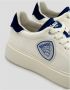 Blauer Witte Venus Sneakers met Blauwe Hiel Beige Dames - Thumbnail 2