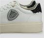 Blauer Witte en zwarte damessneakers F4Venus01 Gli White Dames - Thumbnail 4