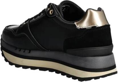 Blauer Zwarte Sneakers voor Vrouwen Black Dames