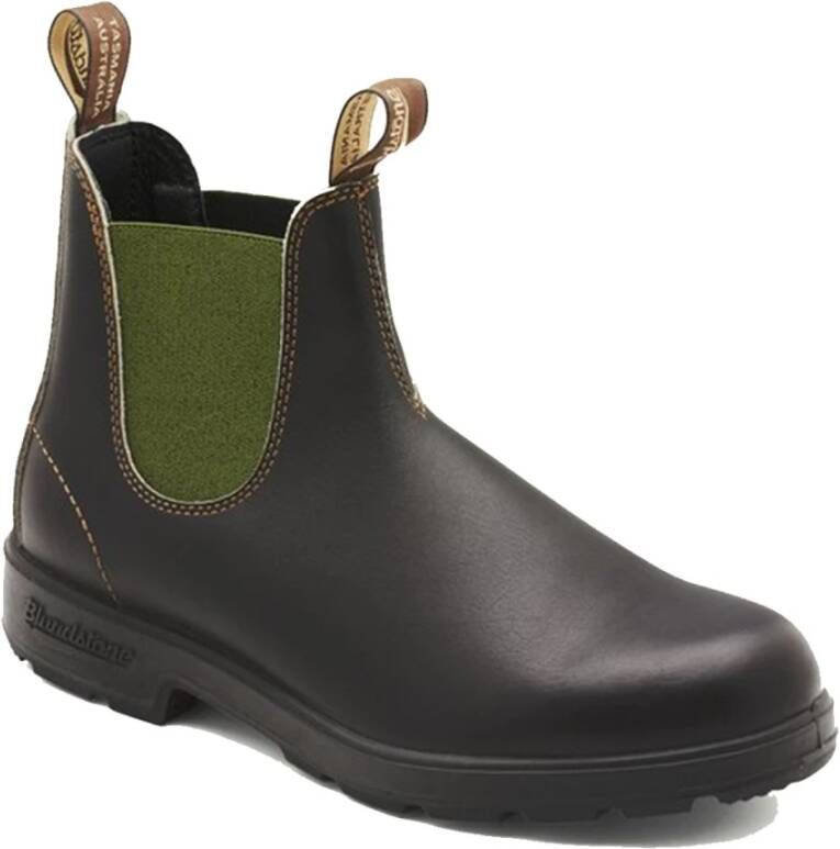 Blundstone Marrone Brown-Green Chelsea Laarzen voor Heren Bruin Heren