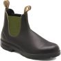 Blundstone Stiefel Boots #519 Stout Brown Leather with Olive Elastic (500 Series)-12UK - Thumbnail 34