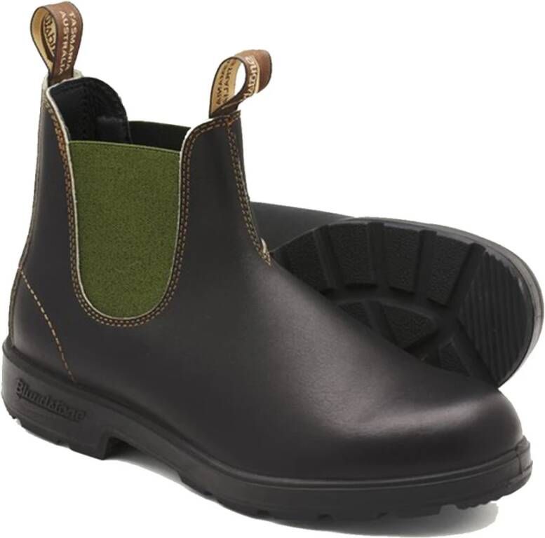 Blundstone Marrone Brown-Green Chelsea Laarzen voor Heren Bruin Heren