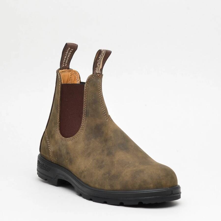 Blundstone Bruin Leren Beatles Stijl Laarzen Brown Heren