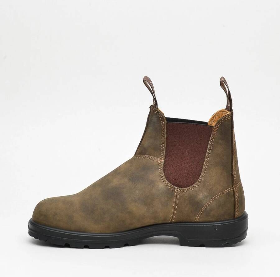 Blundstone Bruin Leren Beatles Stijl Laarzen Brown Heren