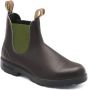 Blundstone Stiefel Boots #519 Stout Brown Leather with Olive Elastic (500 Series)-12UK - Thumbnail 56