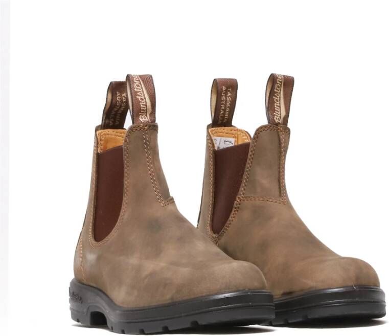 Blundstone Bruine Leren Enkellaarzen Brown Heren