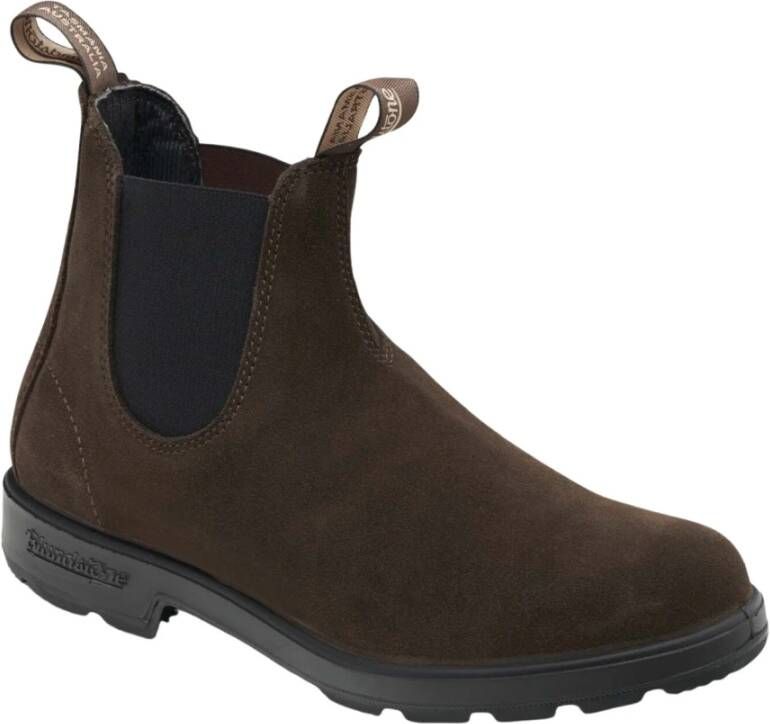 Blundstone Bruine Suède Enkellaarzen Brown Heren