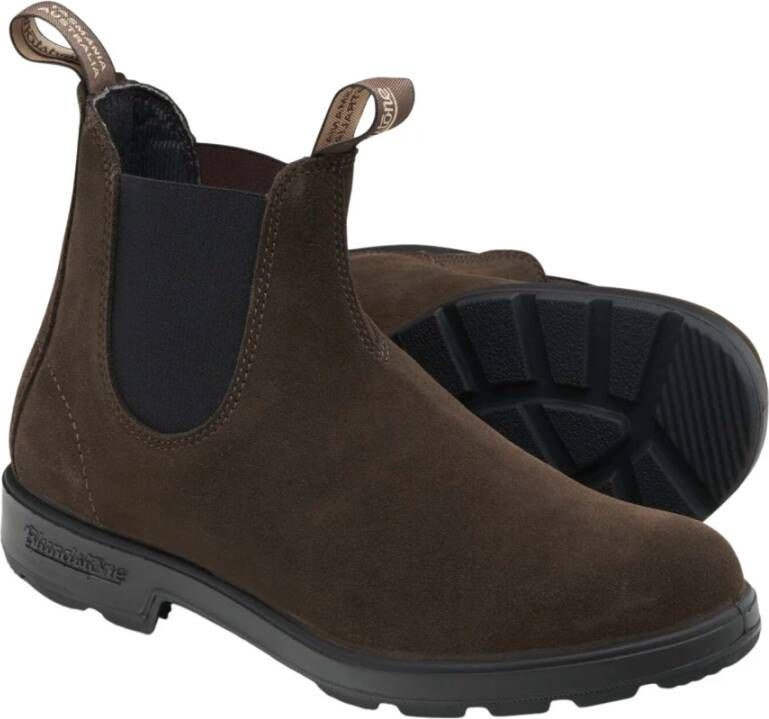 Blundstone Bruine Suède Enkellaarzen Brown Heren