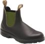 Blundstone Stiefel Boots #519 Stout Brown Leather with Olive Elastic (500 Series)-12UK - Thumbnail 61