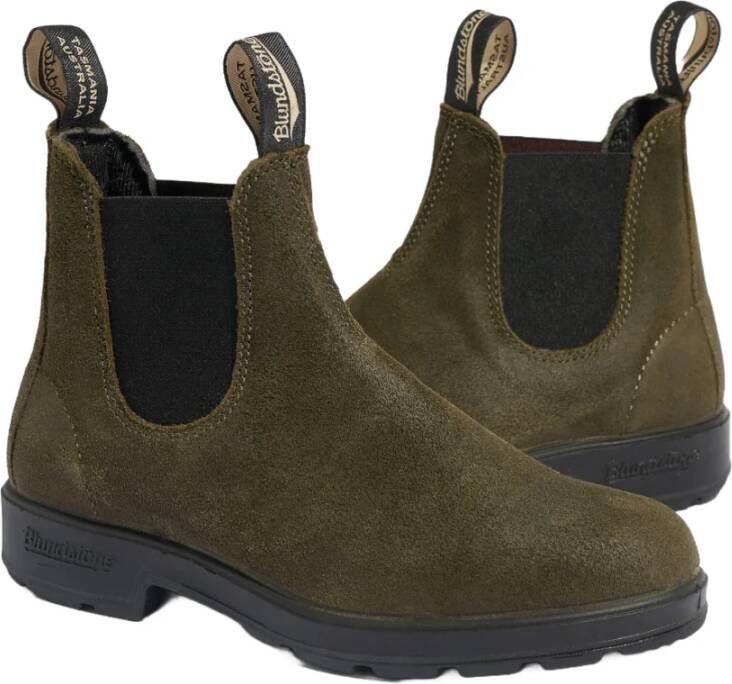 Blundstone Donkere Olijf Chelsea Laarzen Green Heren