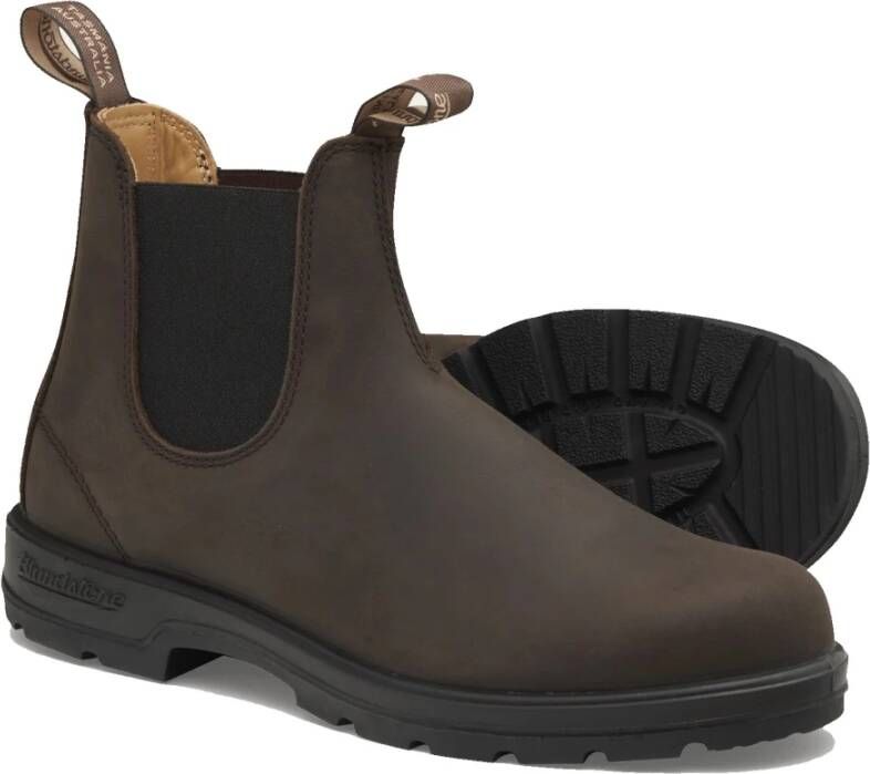 Blundstone Klassieke Bruin Zwart Leren Laarzen Brown Heren