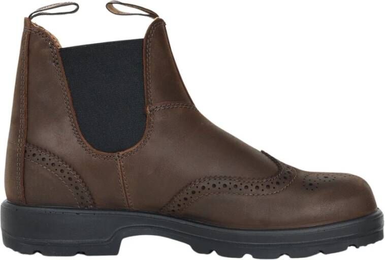 Blundstone Klassieke Bruine Brogue Enkellaarzen Brown Heren