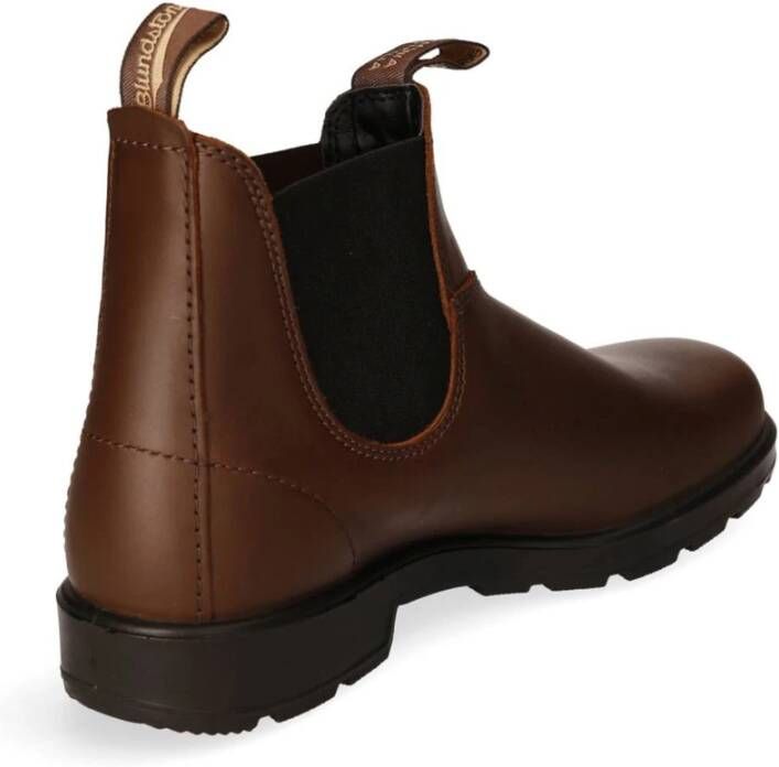 Blundstone Leren Chelsea Boot met Elastische Inzet Brown Heren