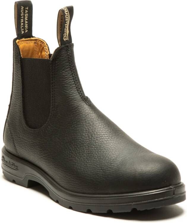 Blundstone Moderne Chelsea Leren Laarzen Zwart Black Heren