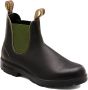 Blundstone Stiefel Boots #519 Stout Brown Leather with Olive Elastic (500 Series)-12UK - Thumbnail 53