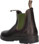 Blundstone Stiefel Boots #519 Stout Brown Leather with Olive Elastic (500 Series)-12UK - Thumbnail 13