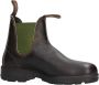 Blundstone Stiefel Boots #519 Stout Brown Leather with Olive Elastic (500 Series)-12UK - Thumbnail 16