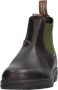 Blundstone Stiefel Boots #519 Stout Brown Leather with Olive Elastic (500 Series)-12UK - Thumbnail 18